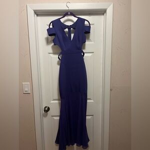 BCBMAXAZRIA Ava Cut Out Full Length Formal Dress